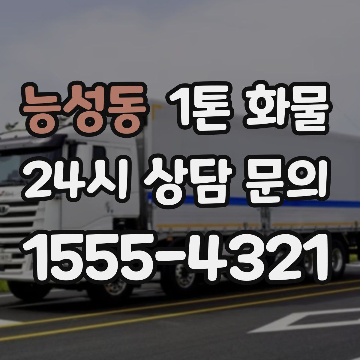 능성동 1톤 화물
