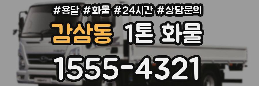 감삼동 1톤 화물