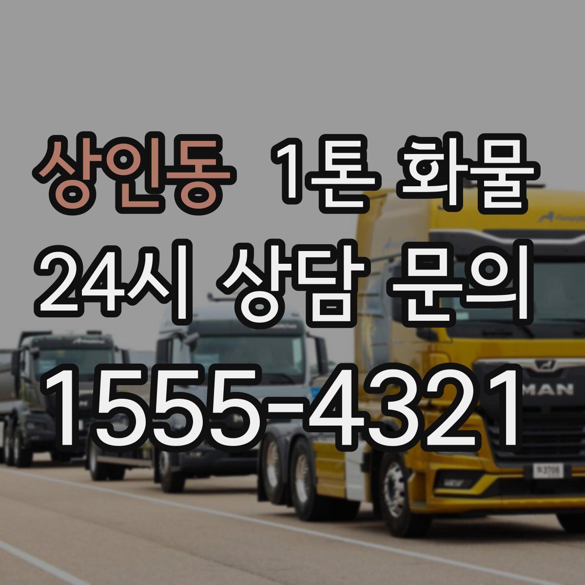 상인동 1톤 화물