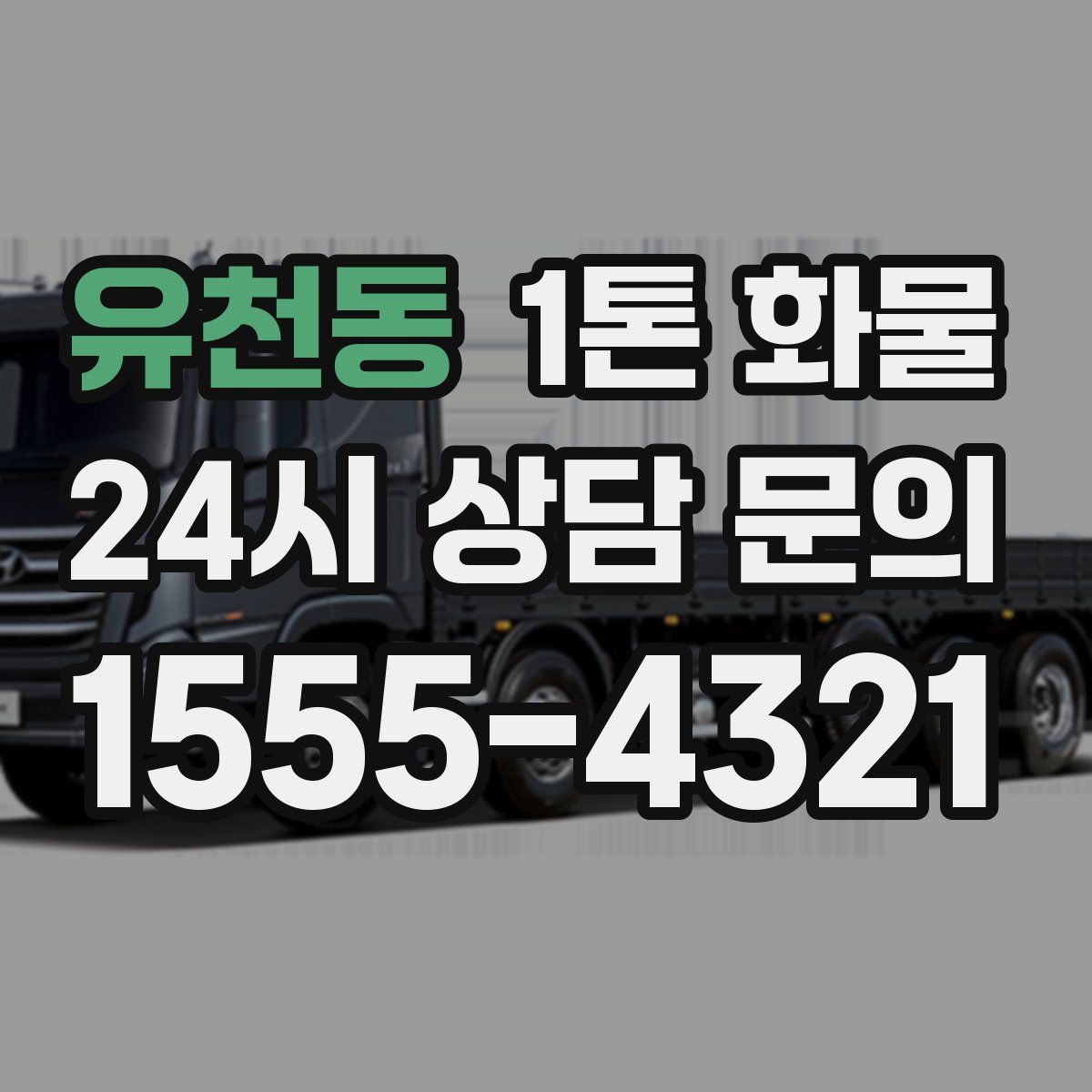 유천동 1톤 화물