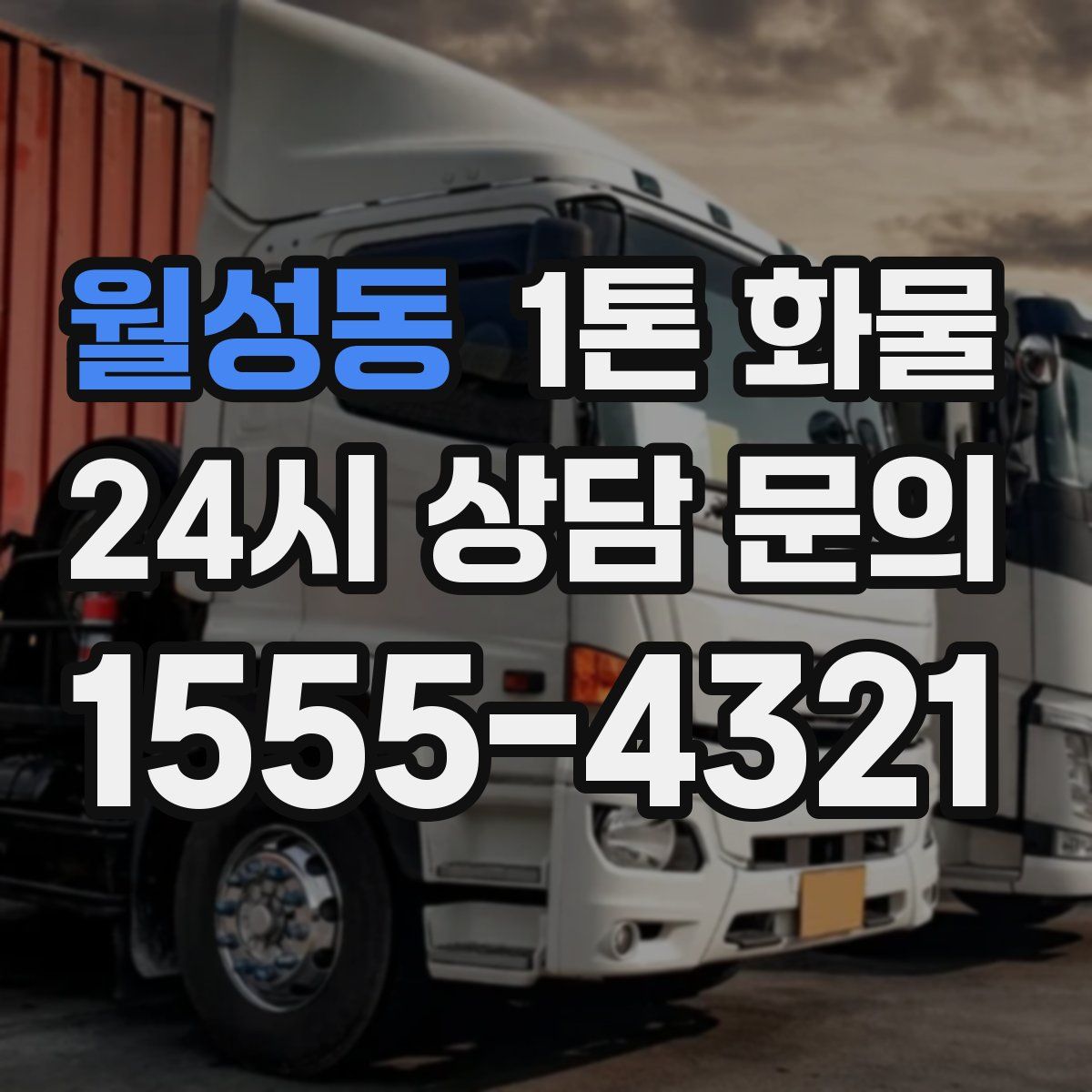 월성동 1톤 화물