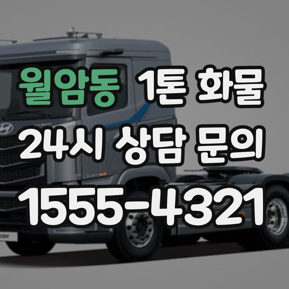 월암동 1톤 화물