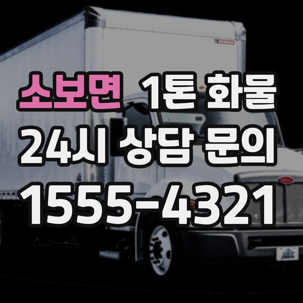 소보면 1톤 화물