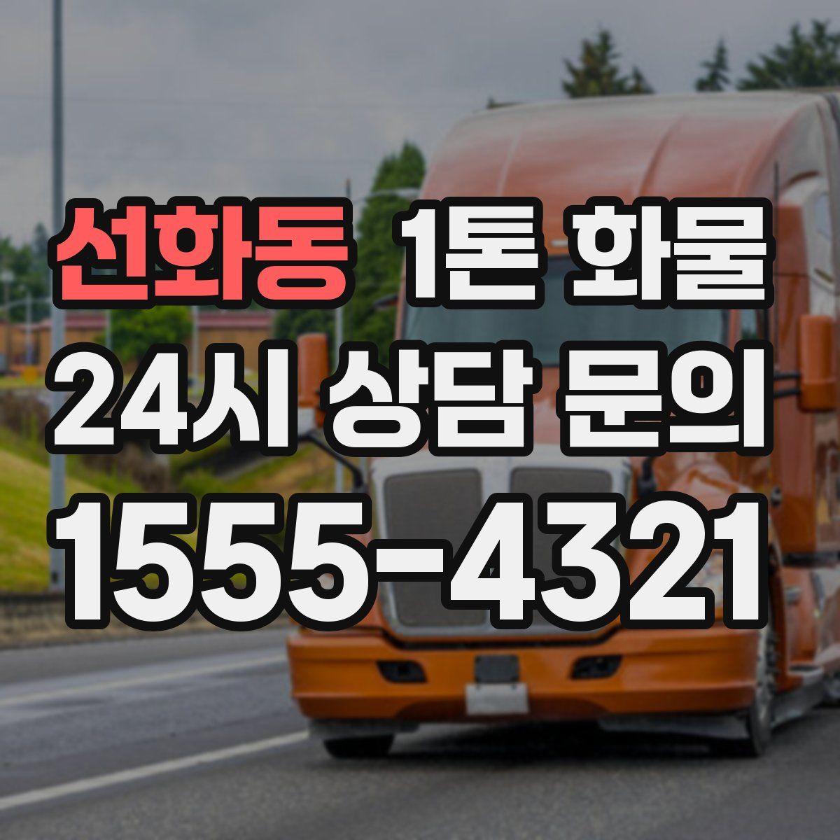 선화동 1톤 화물