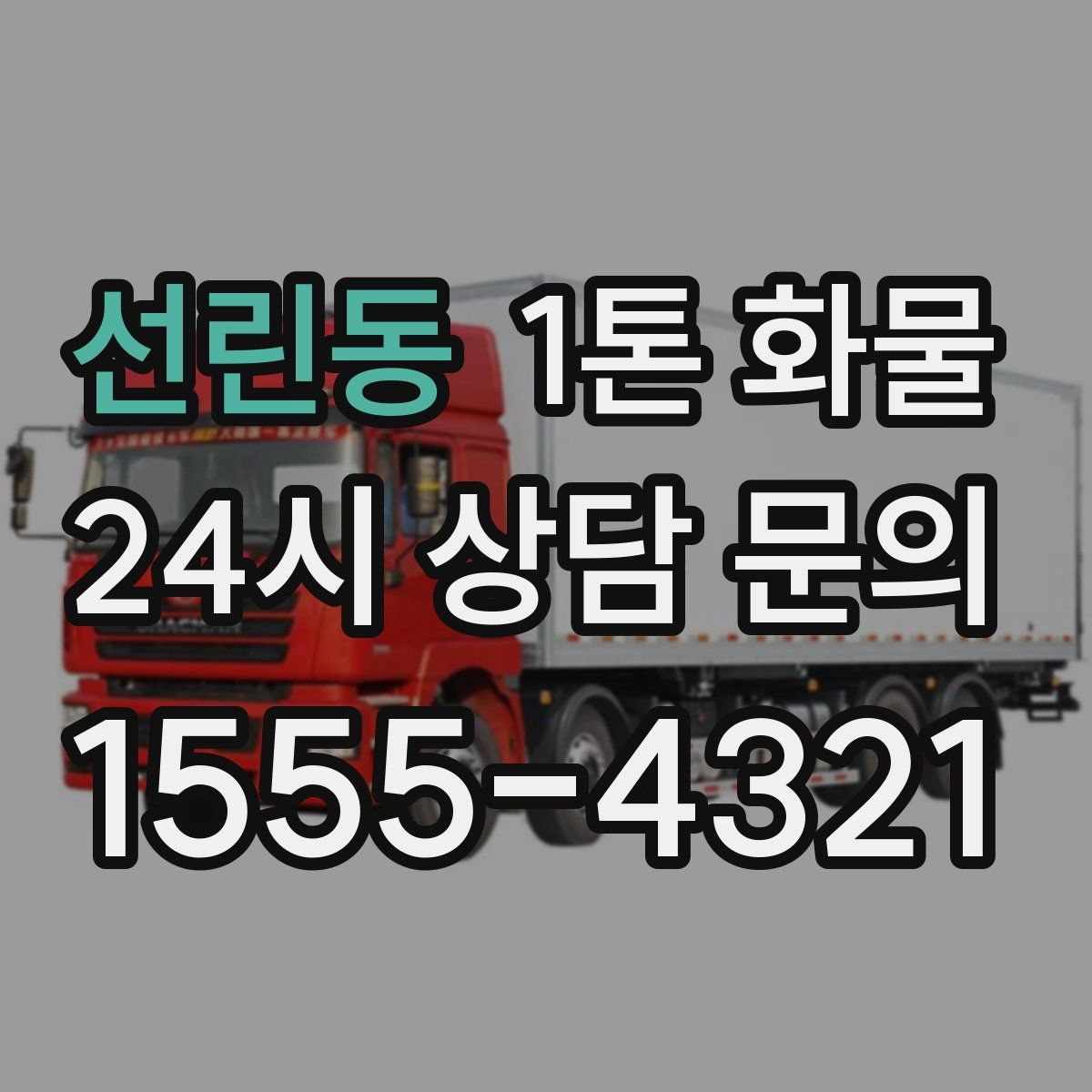 선린동 1톤 화물