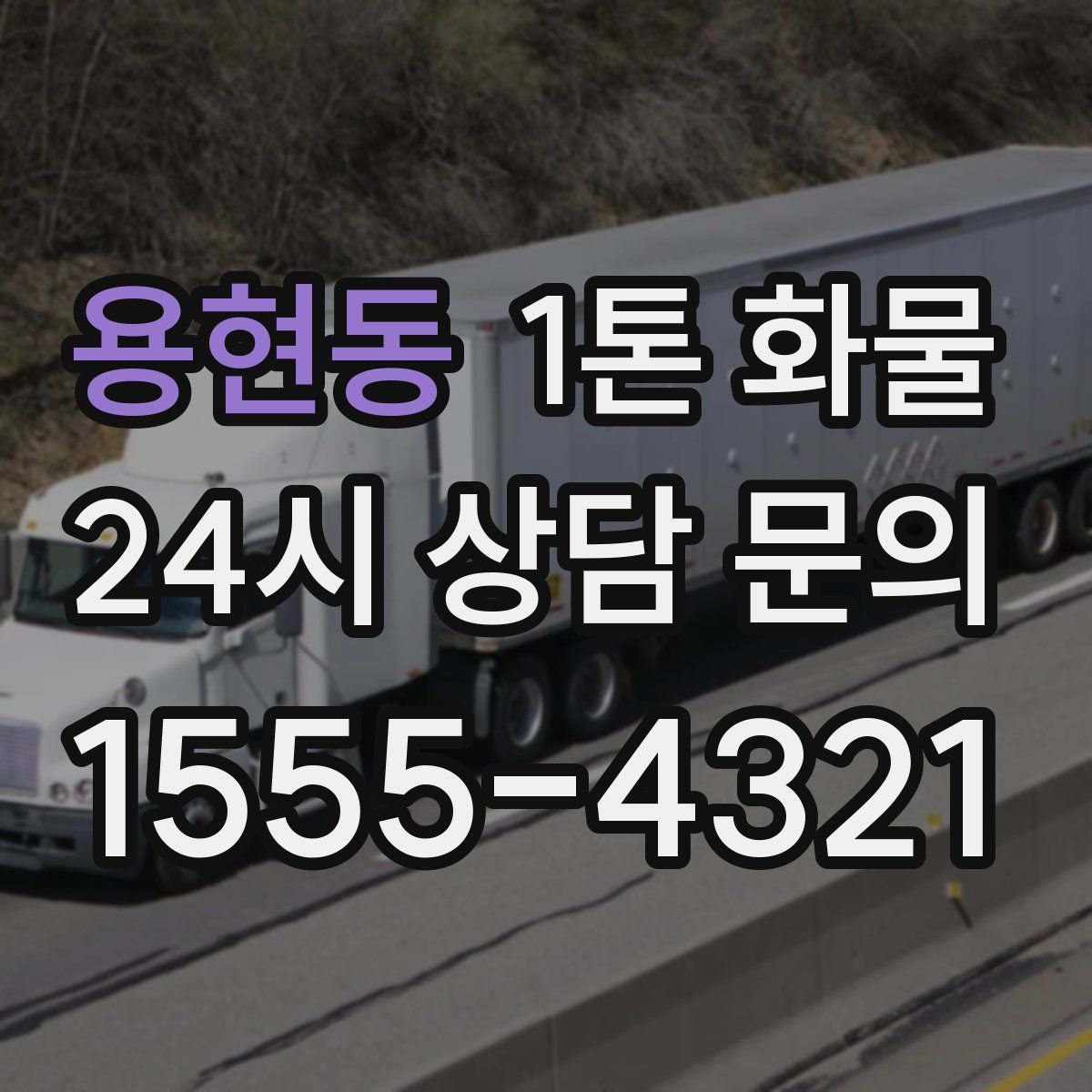 용현동 1톤 화물