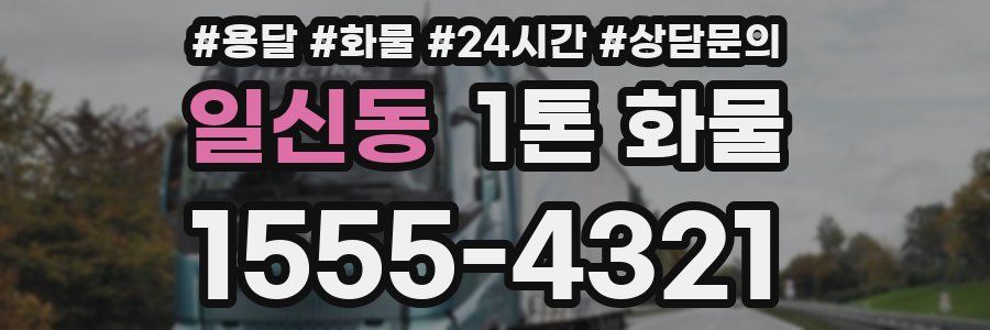 일신동 1톤 화물