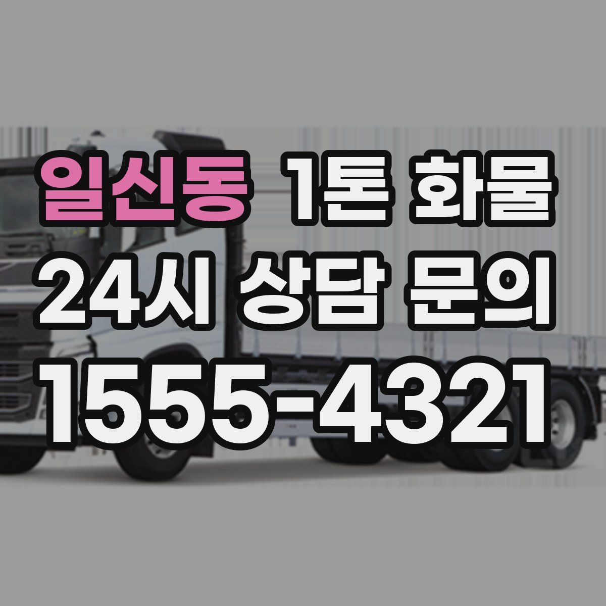 일신동 1톤 화물