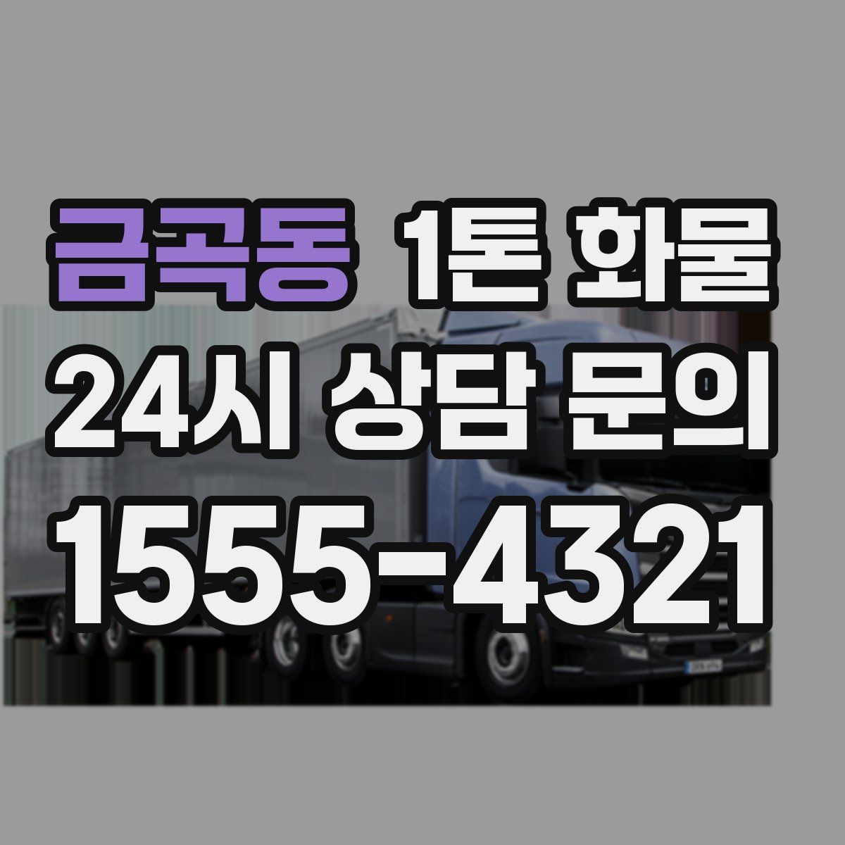 금곡동 1톤 화물