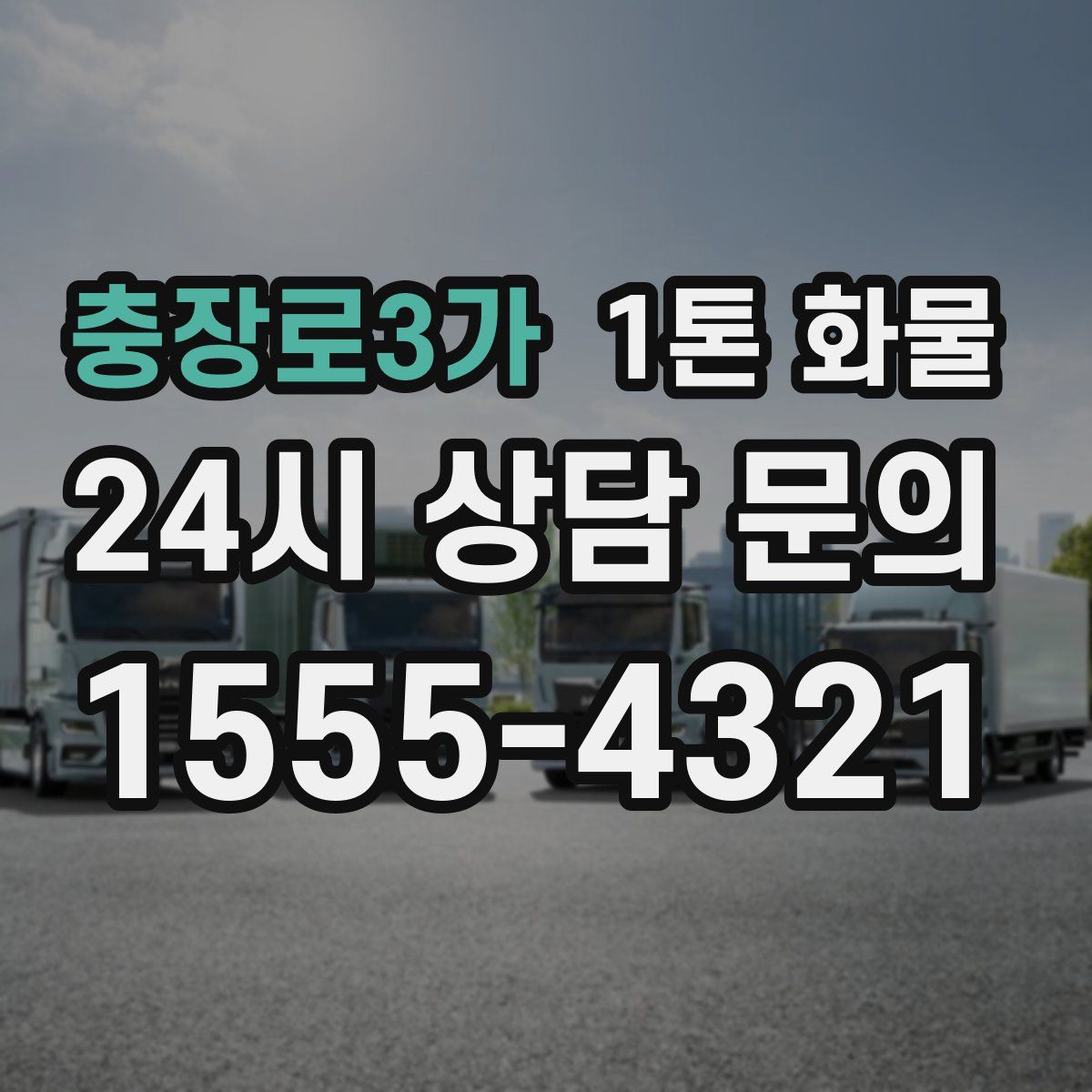 충장로3가 1톤 화물