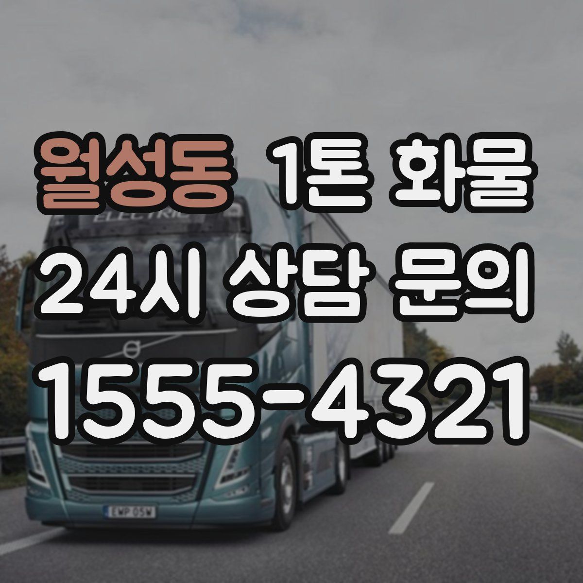 월성동 1톤 화물