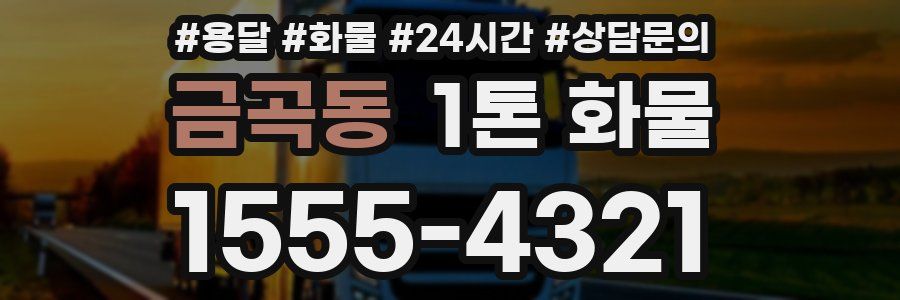 금곡동 1톤 화물