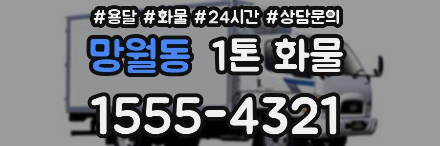 망월동 1톤 화물