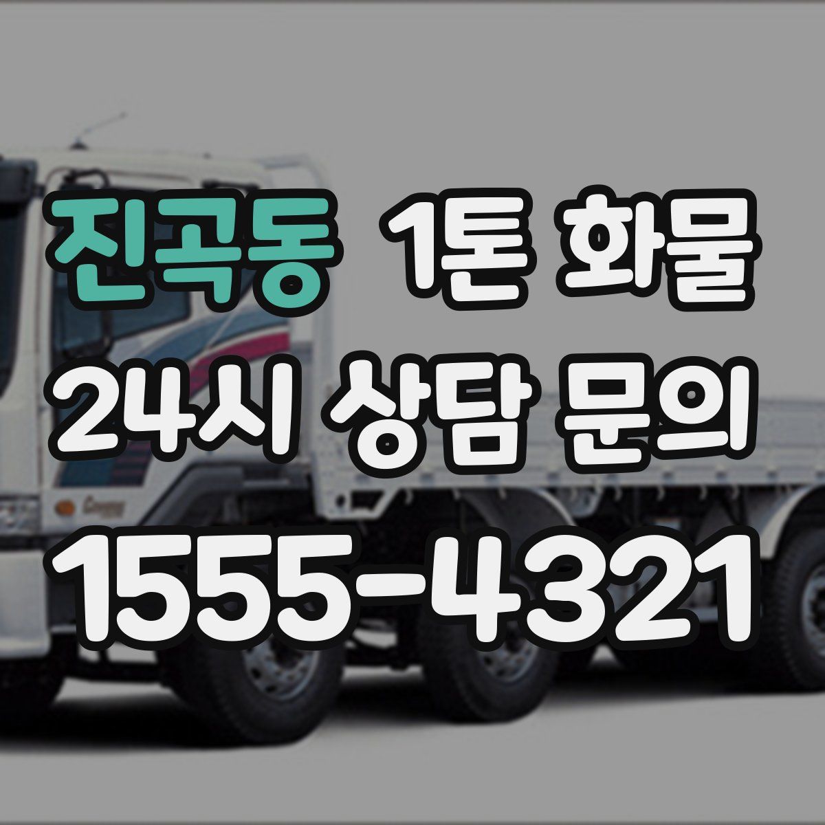 진곡동 1톤 화물