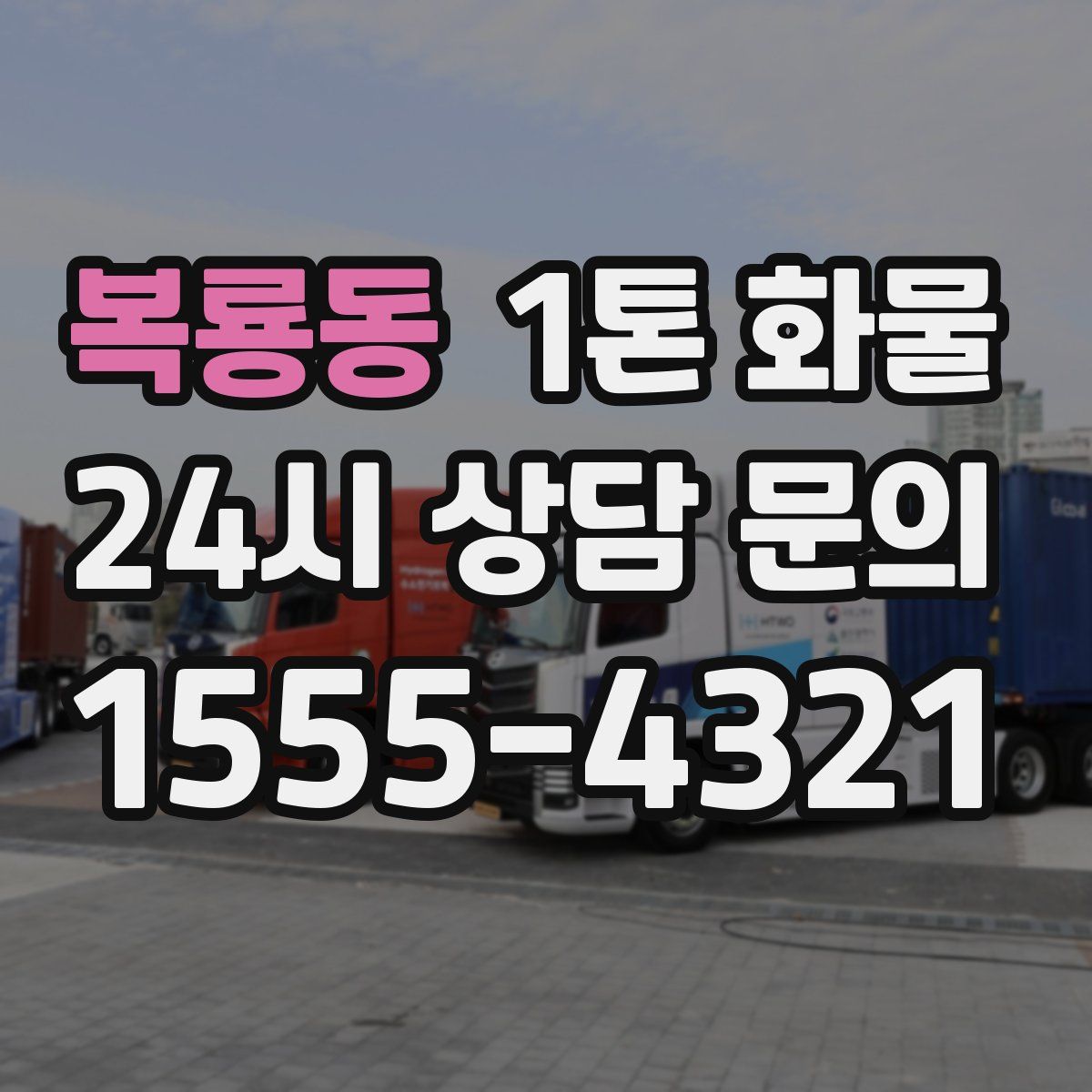 복룡동 1톤 화물