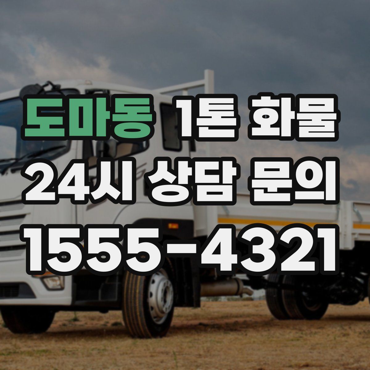 도마동 1톤 화물