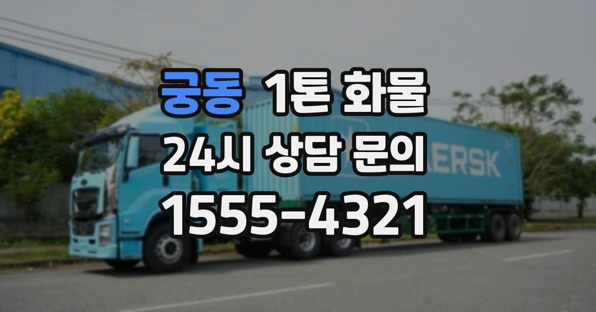 궁동 1톤 화물