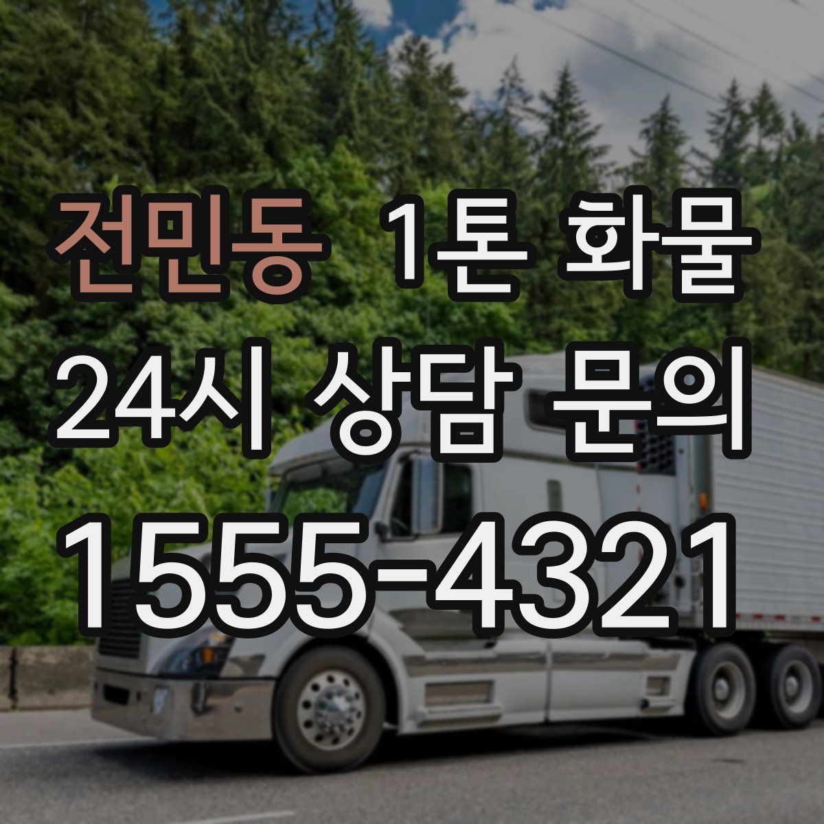 전민동 1톤 화물