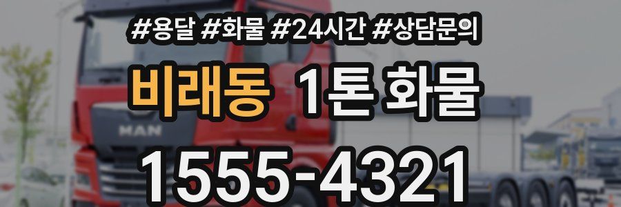 비래동 1톤 화물