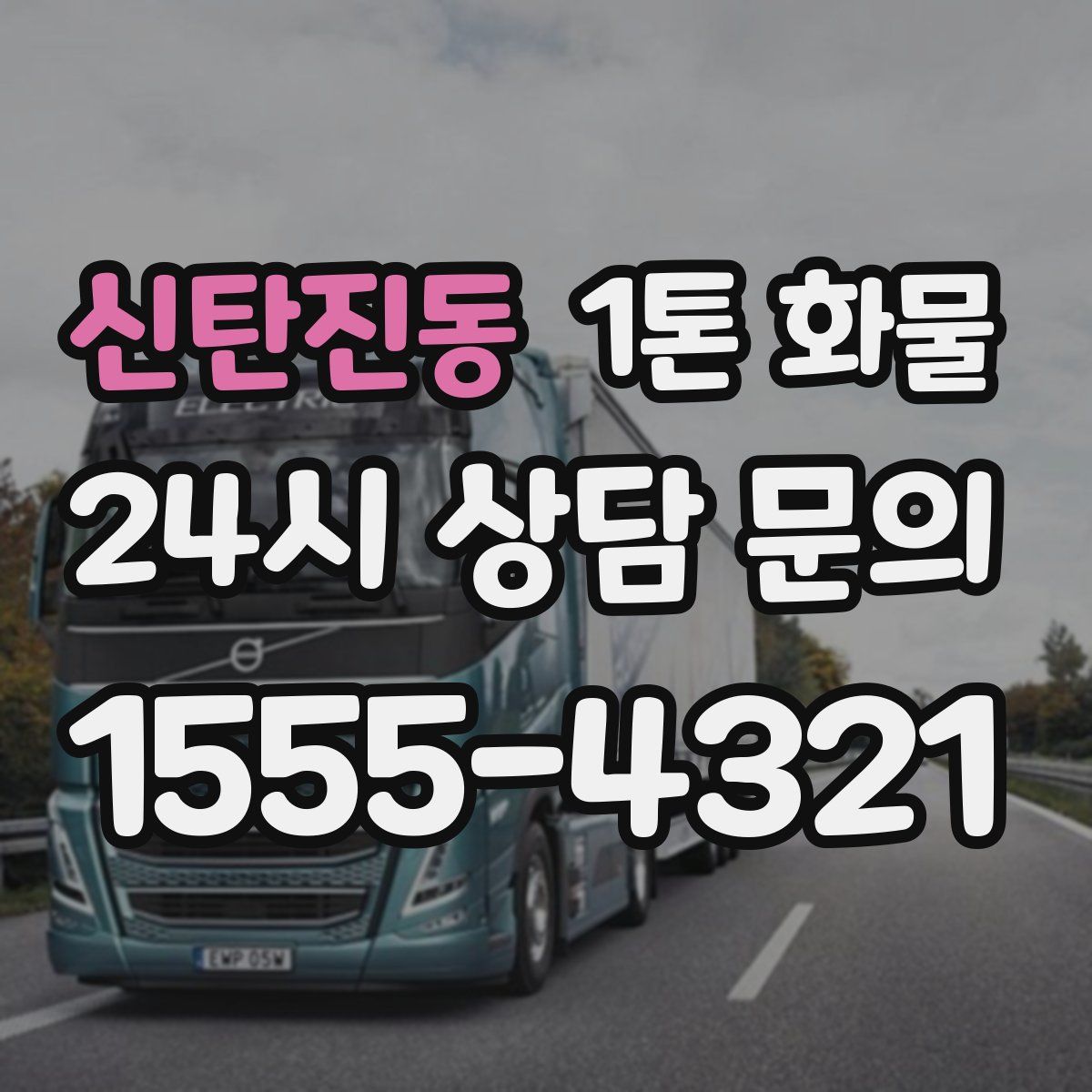 신탄진동 1톤 화물