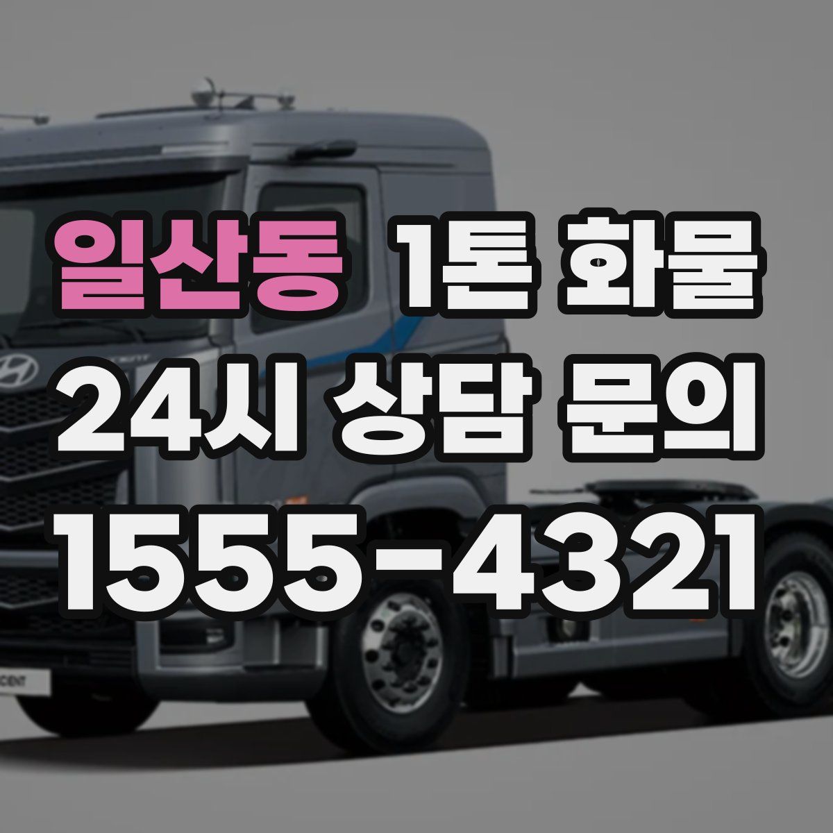 일산동 1톤 화물