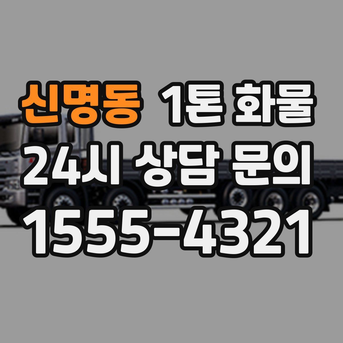신명동 1톤 화물