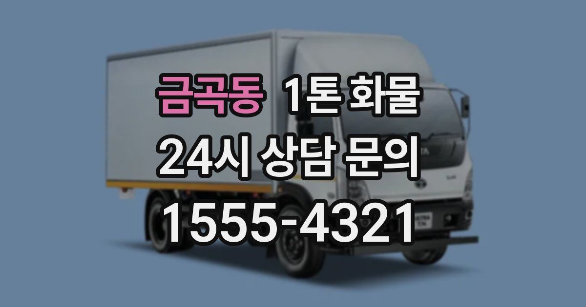 금곡동 1톤 화물