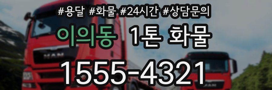 이의동 1톤 화물