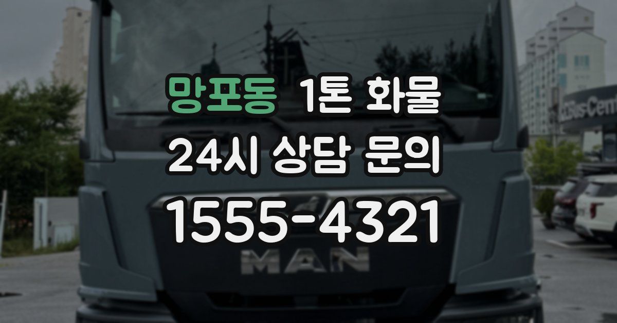 망포동 1톤 화물