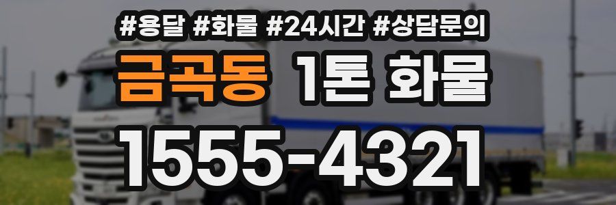 금곡동 1톤 화물