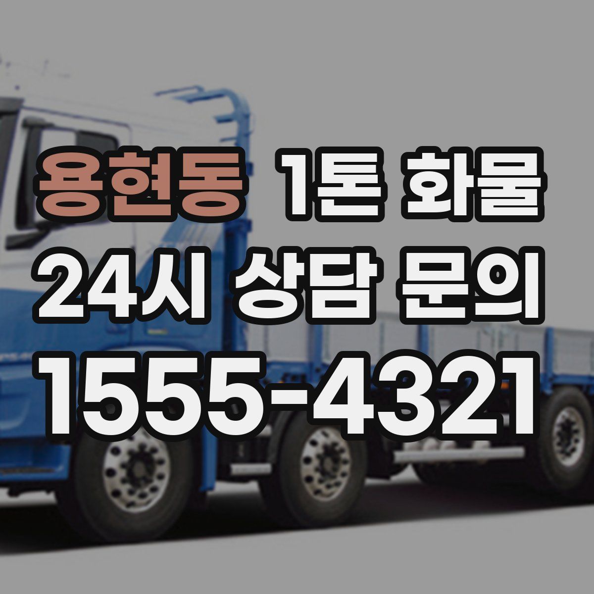 용현동 1톤 화물