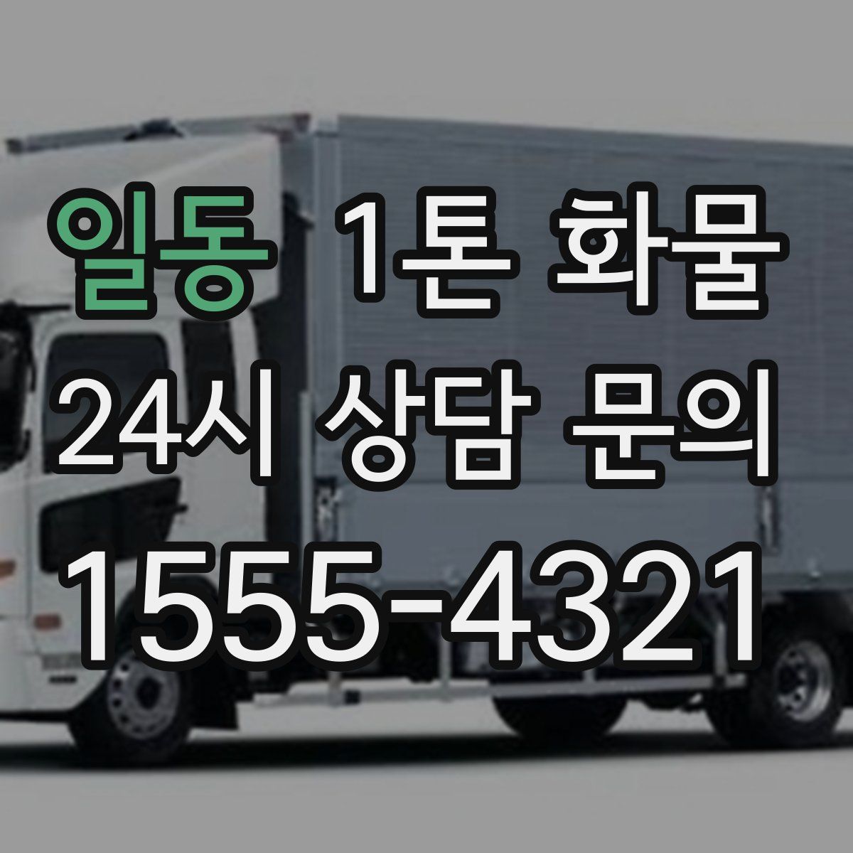 일동 1톤 화물