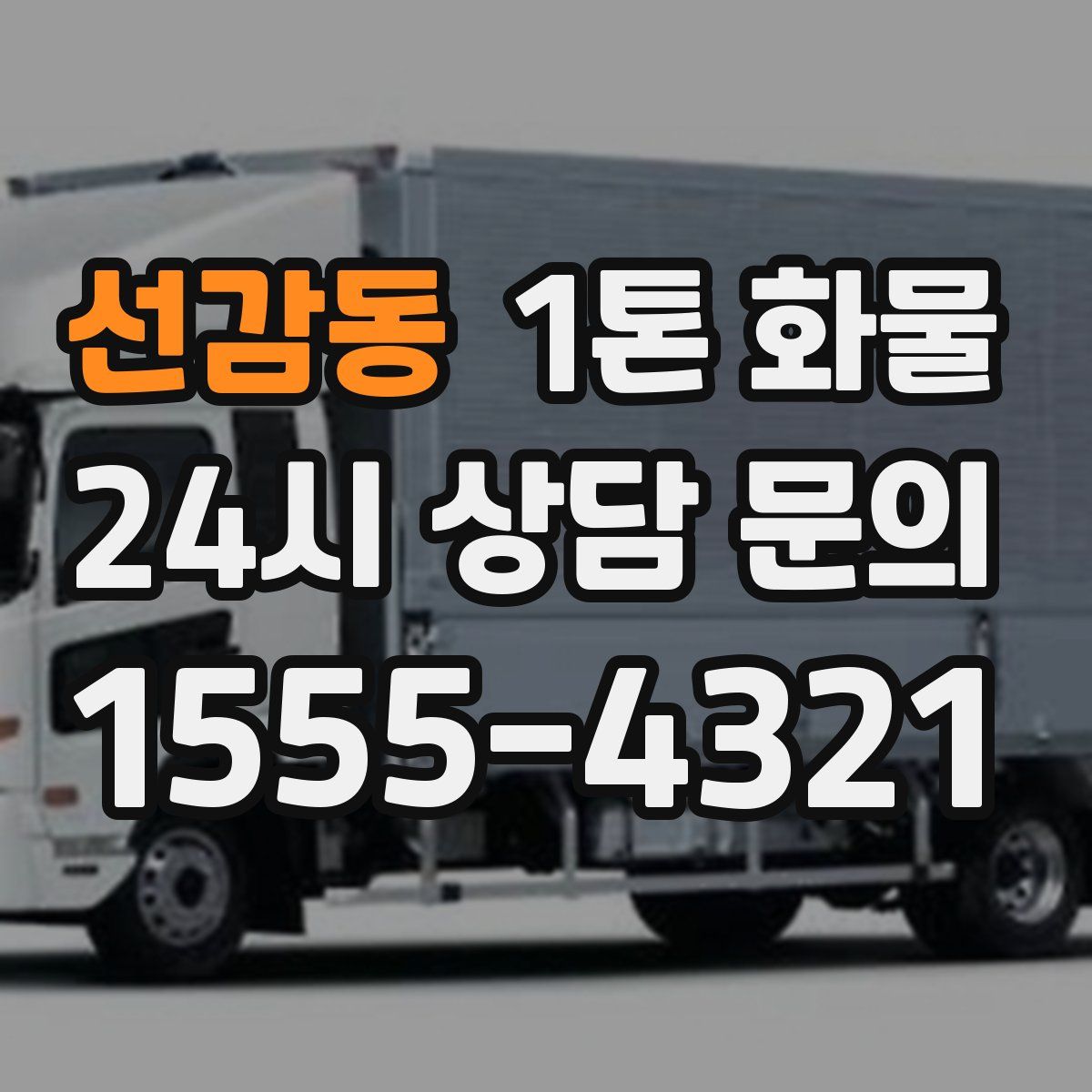 선감동 1톤 화물