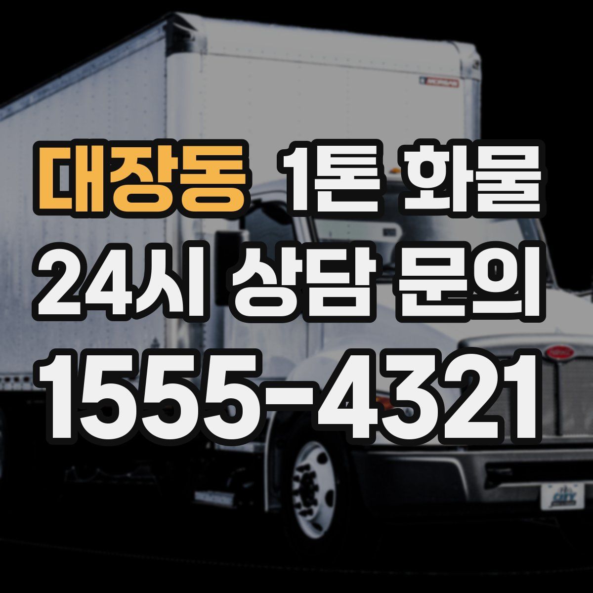 대장동 1톤 화물