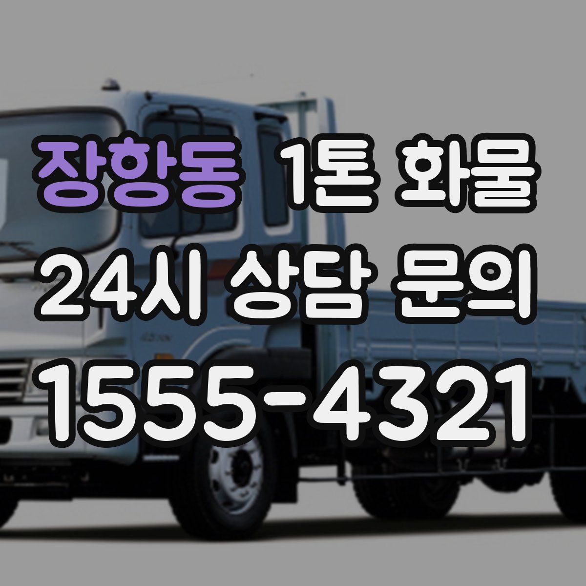 장항동 1톤 화물