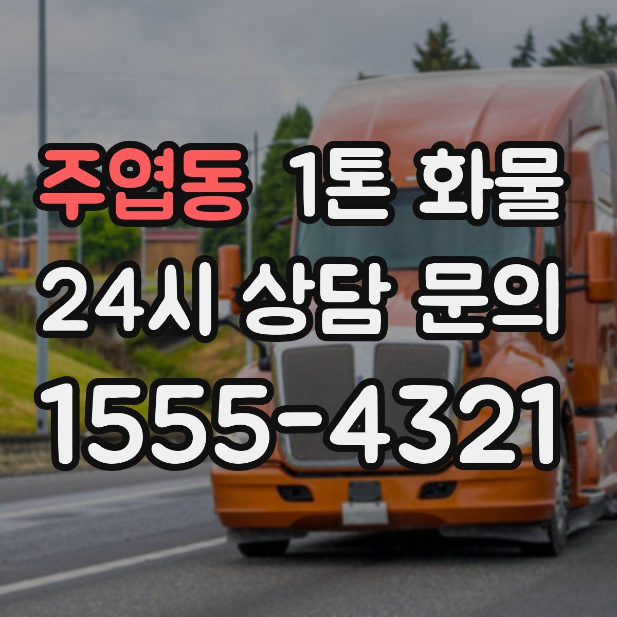 주엽동 1톤 화물