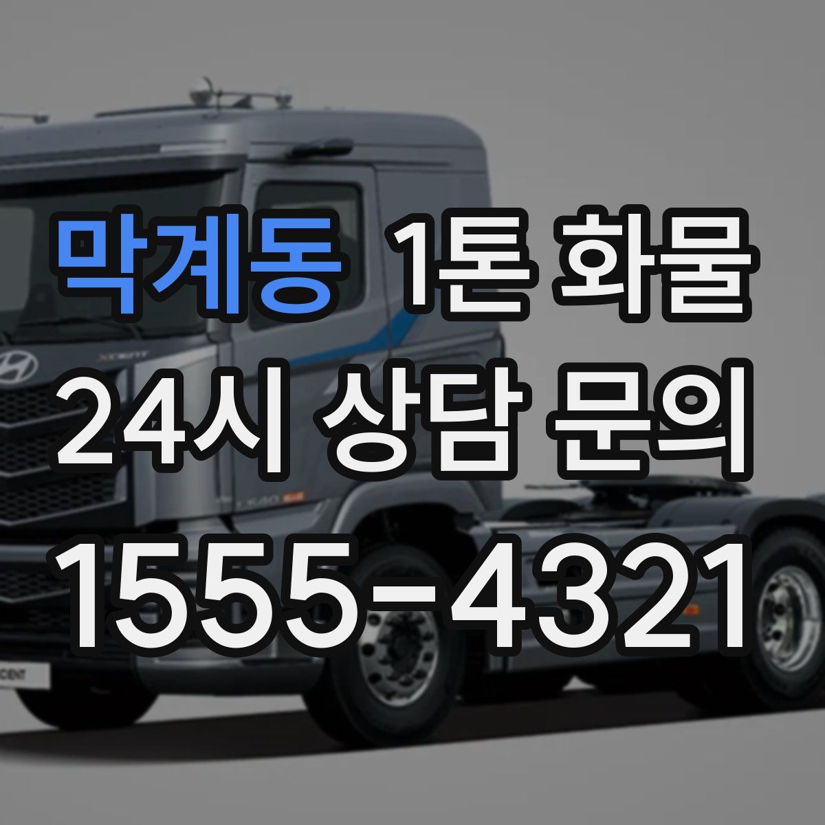막계동 1톤 화물