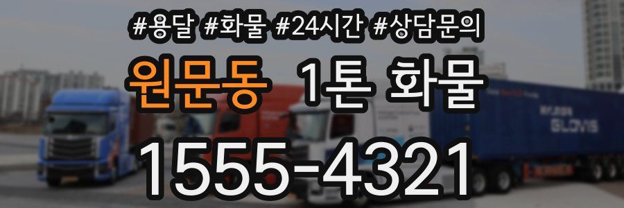 원문동 1톤 화물