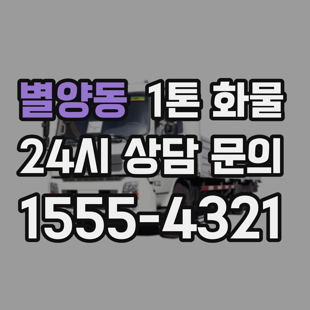 별양동 1톤 화물
