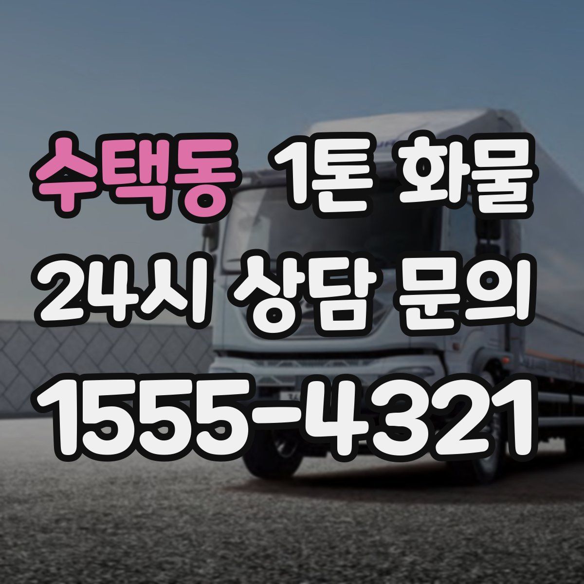 수택동 1톤 화물