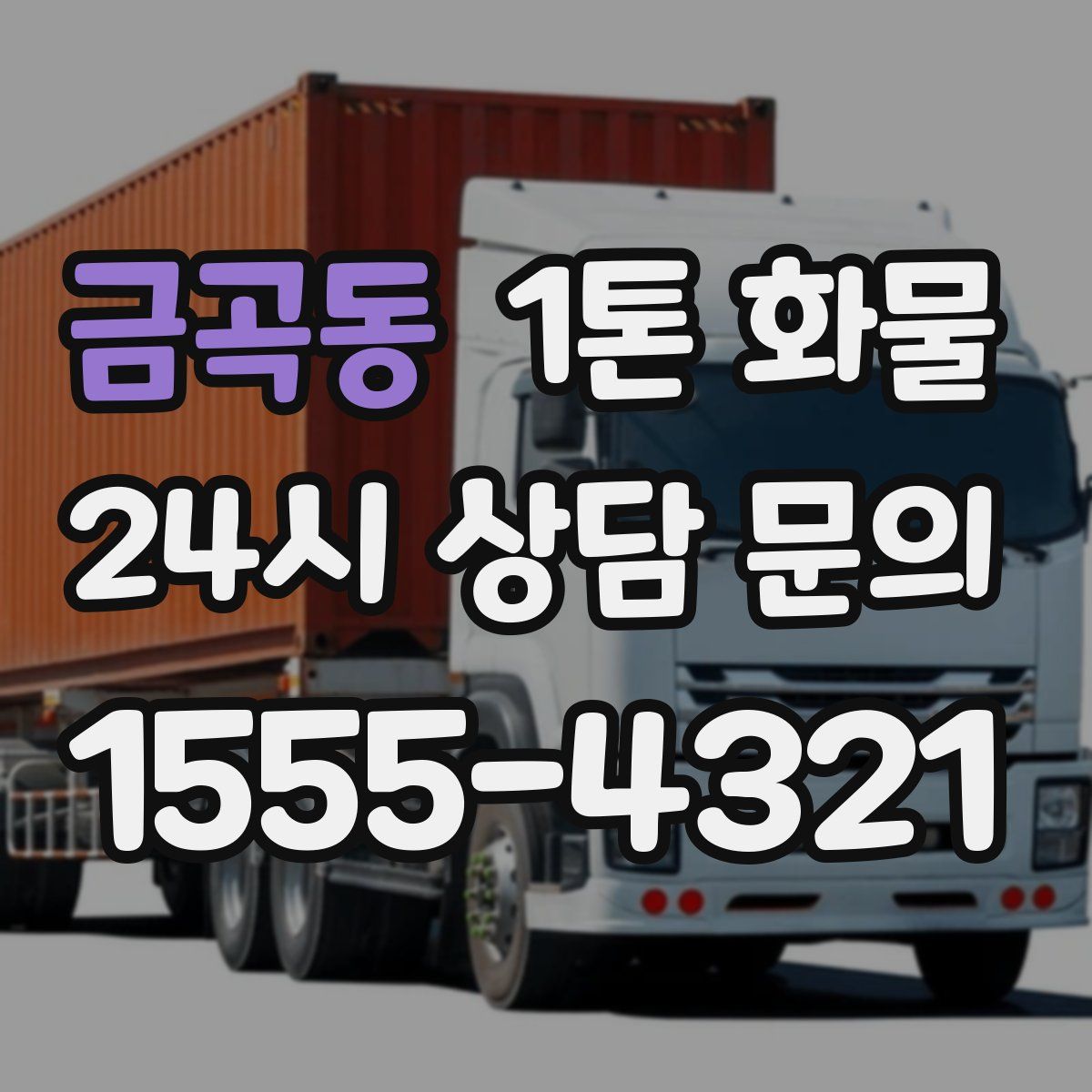 금곡동 1톤 화물