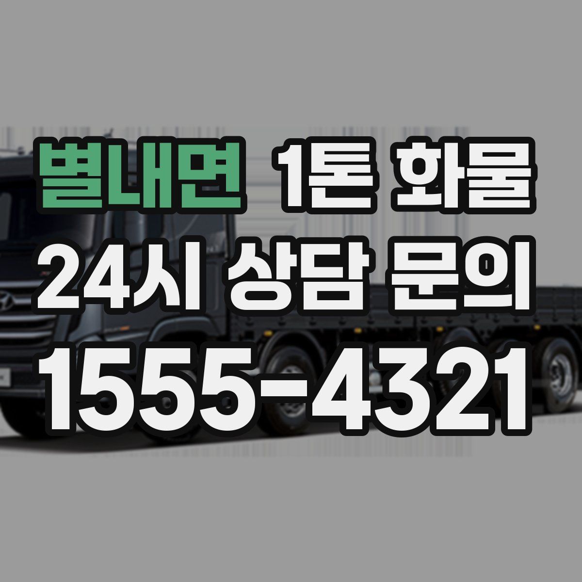 별내면 1톤 화물