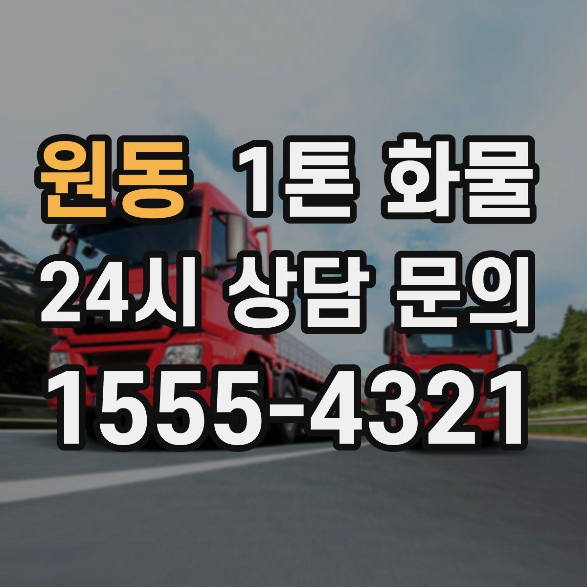 원동 1톤 화물