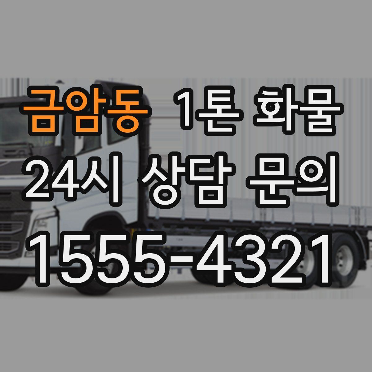 금암동 1톤 화물