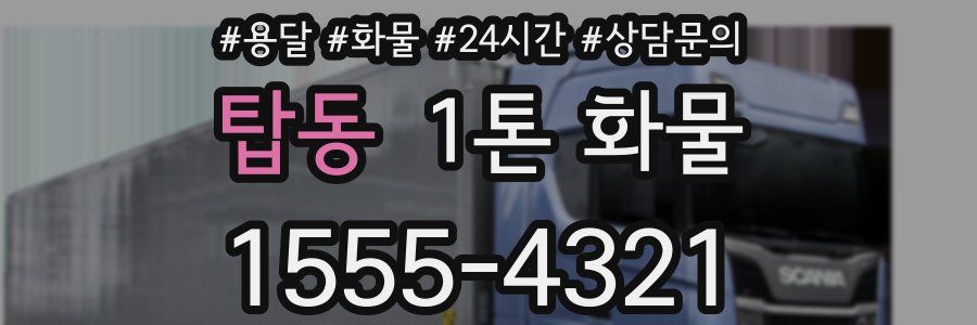 탑동 1톤 화물
