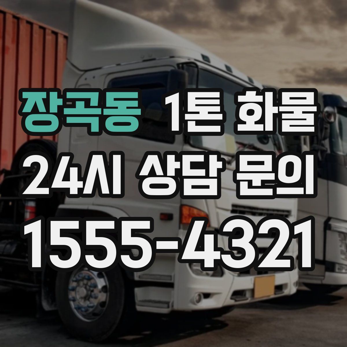 장곡동 1톤 화물