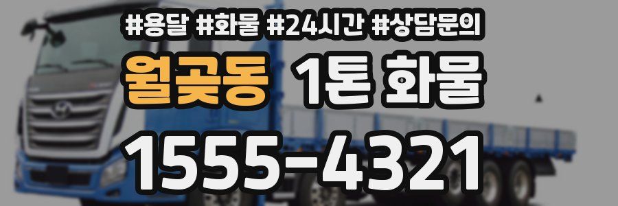 월곶동 1톤 화물