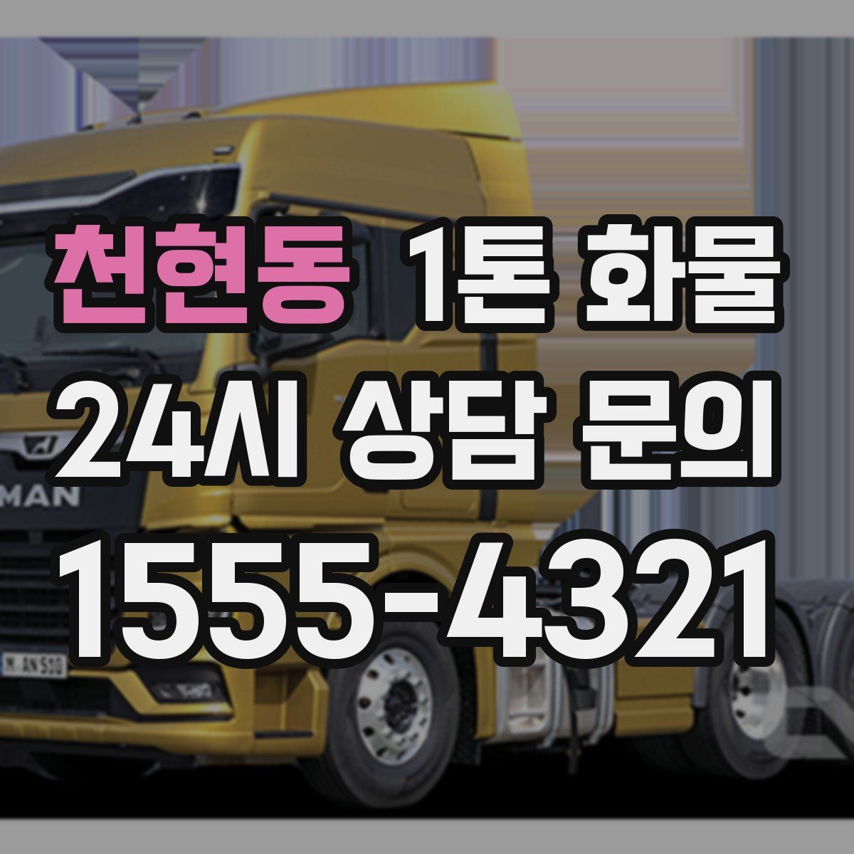 천현동 1톤 화물