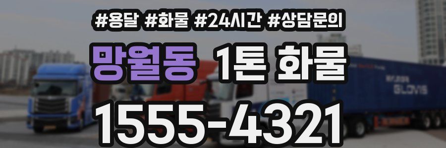 망월동 1톤 화물