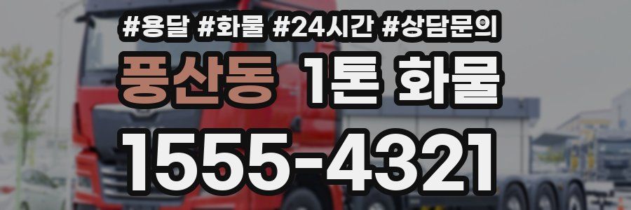 풍산동 1톤 화물